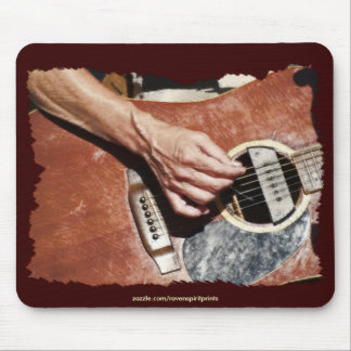 Mousepad O Bloco de MÚSICA GUITARISTA