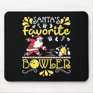 Mousepad O Boliche Favorito do Papai Noel Papai Noel Bolich