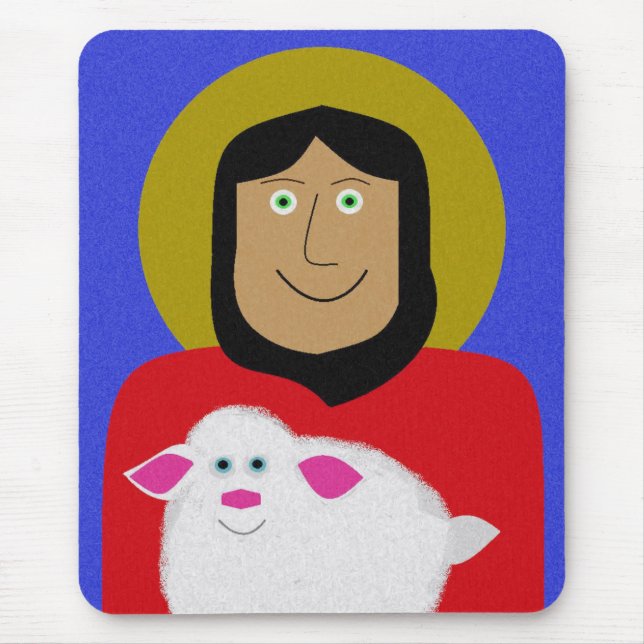 Mousepad O bom pastor (Frente)