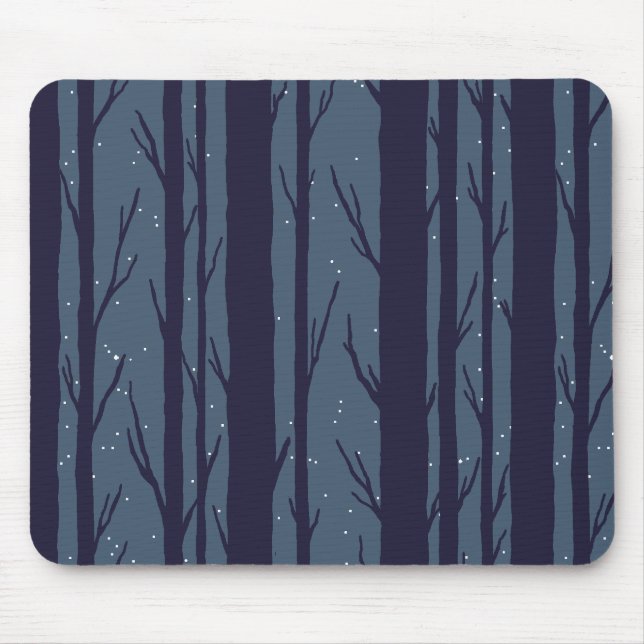 Mousepad O bosque noturno (Frente)
