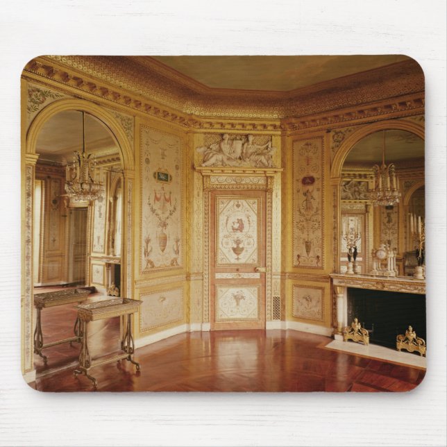 Mousepad O Boudoir de Marie-Antoinette decorou em 1785 (Frente)