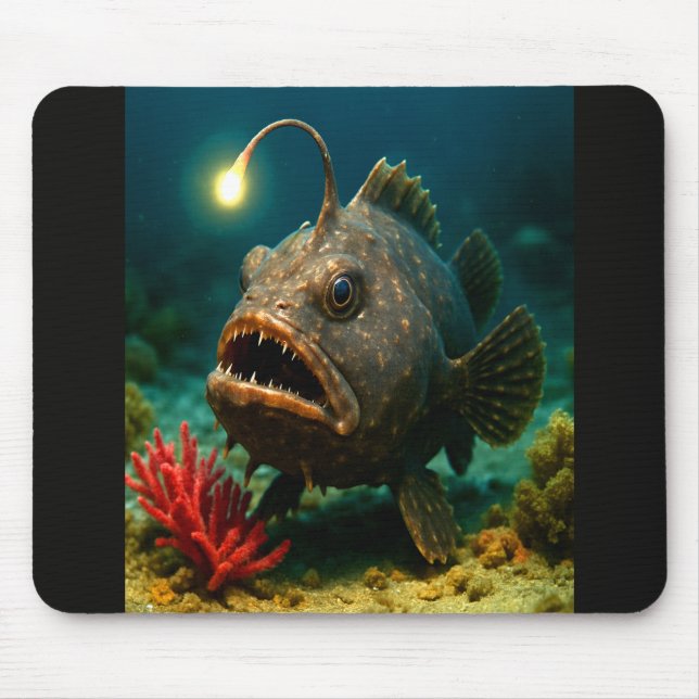 Mousepad O Brilho Profundo do Mar (Frente)