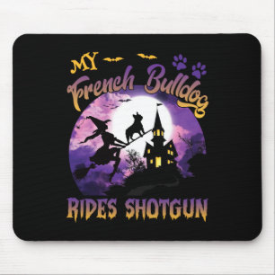 Mousepad O Buldogue Francês Dirige Uma Legal Proteção Contr