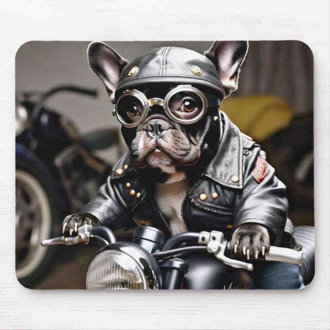 Mousepad O Bulldog Francês "Frenchie" no Pad do Rato de Mot (Frente)