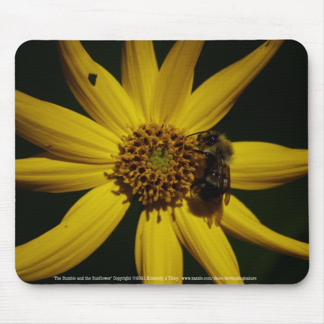 Mousepad O Bumble e o Girassol (Frente)