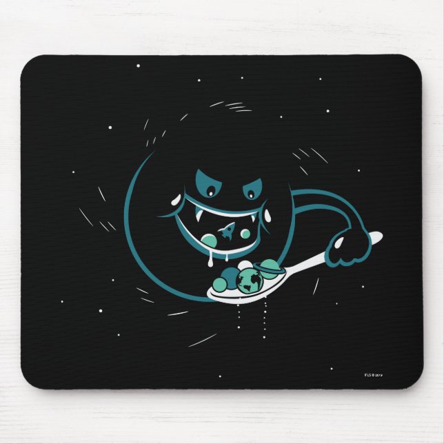 Mousepad O buraco negro devora (Frente)