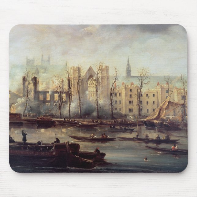 Mousepad O Burning das casas do parlamento (Frente)