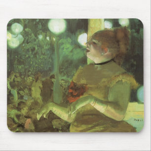 Mousepad O Cafe Concert por Edgar Degas, Arte Fino Vintage