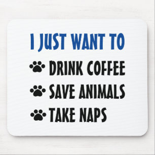 Mousepad O café da bebida, animais das economias, toma