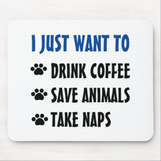Mousepad O café da bebida, animais das economias, toma