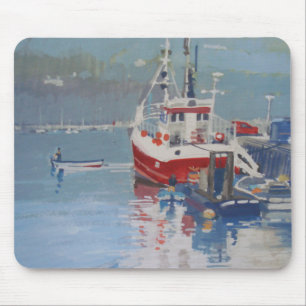 Mousepad O cais Salcombe do pescador