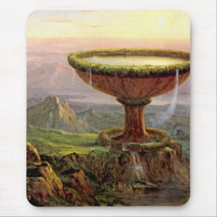 Mousepad O cálice do titã pelo Cole de Thomas