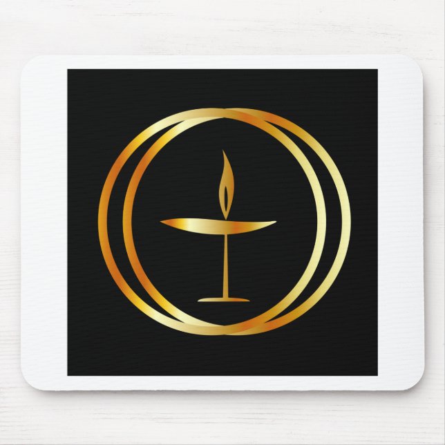 Mousepad O cálice flamejante (Frente)