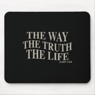 Mousepad O Caminho A Verdade A Vida Cruz Cristão Pai Gordo