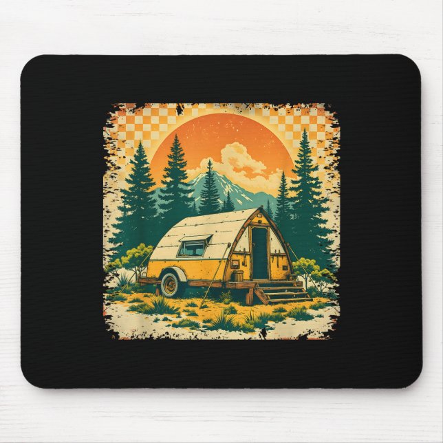 Mousepad O camping é minha terapia (Frente)