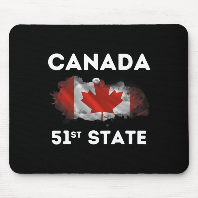 Mousepad O Canada 51ruas State Funny Trump Canada Meme Shir (Frente)