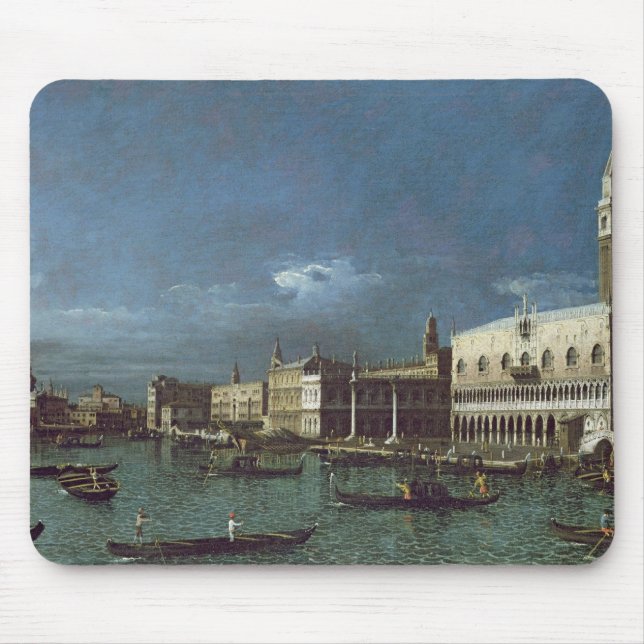 Mousepad O canal grande com a igreja de Santa Maria (Frente)