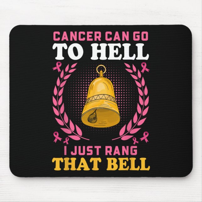 Mousepad O Cancer Da Mama Pode Ir Para O Inferno Eu Só Pren (Frente)