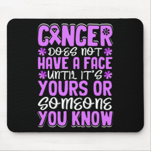 Mousepad O cancer não tem rosto até...