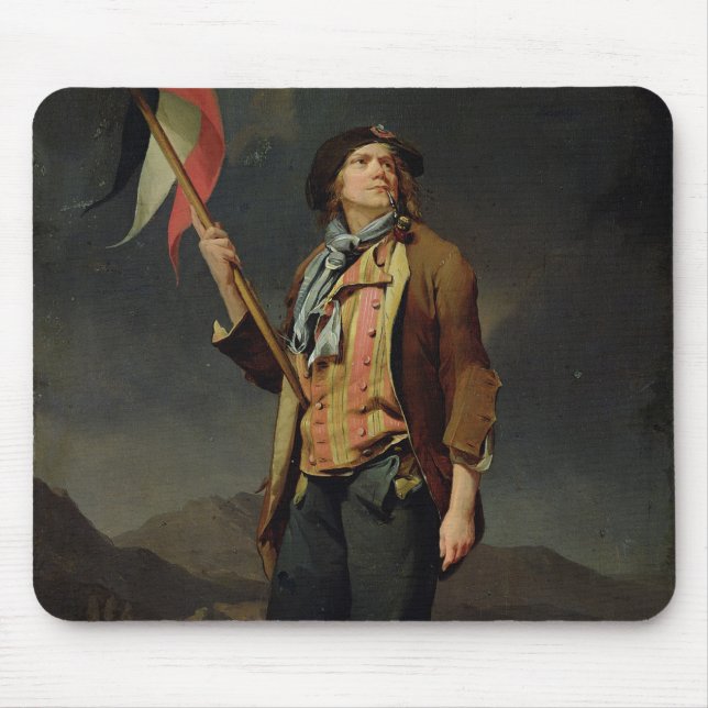 Mousepad O cantor Chenard, como a Sem-Culotte, 1792 (Frente)