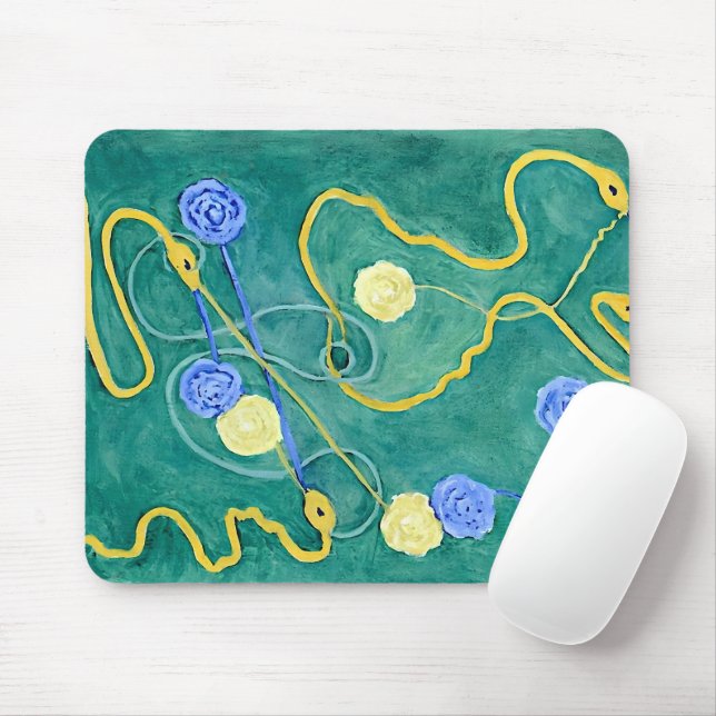 Mousepad O Caos Primordial de Hilma af Klint (Com mouse)