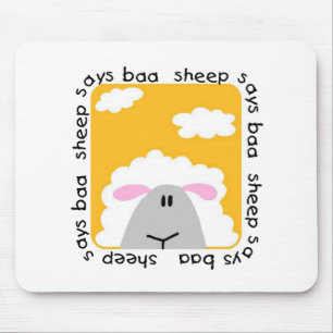 Mousepad O carneiro diz o camiseta e os presentes do Baa