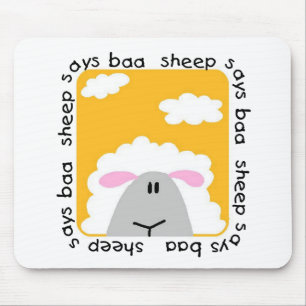 Mousepad O carneiro diz t-shirt e presentes do Baa