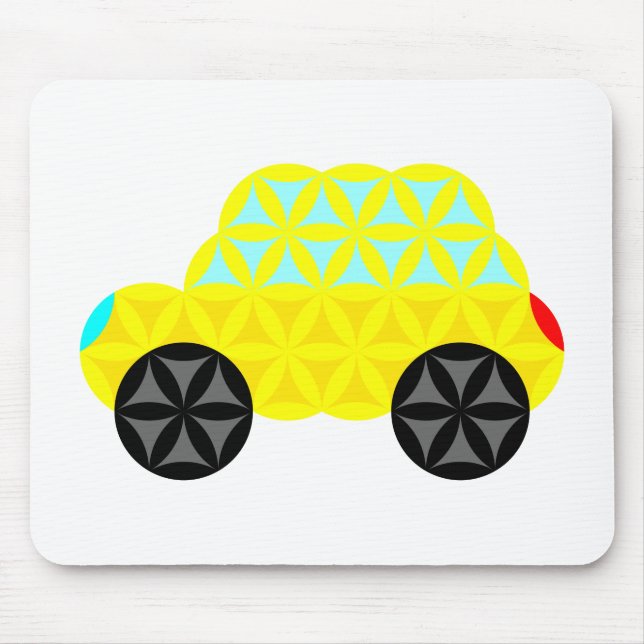 Mousepad O Carro Da Vida - Formas Sagradas A1. (Frente)