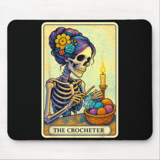 Mousepad O cartão de tarot da crocheteira