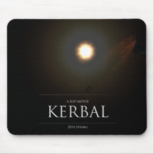 Mousepad O cartaz cinematográfico de "KERBAL" (tapete do