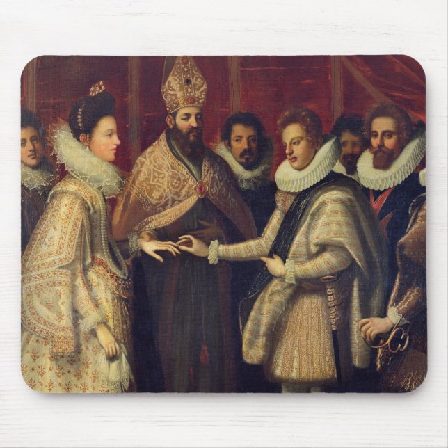 Mousepad O casamento de Catherine de Medici (Frente)
