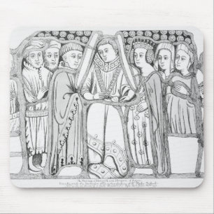Mousepad O casamento de Henry VI e de Margaret de Anjou