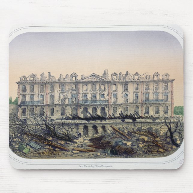 Mousepad O castelo de Meudon Bombardeamento (Frente)