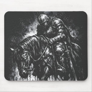 Mousepad O Cavaleiro Caído por BurnsInHell