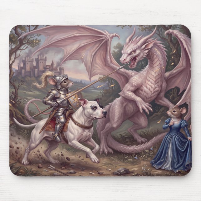 Mousepad O Cavaleiro Rato (Frente)