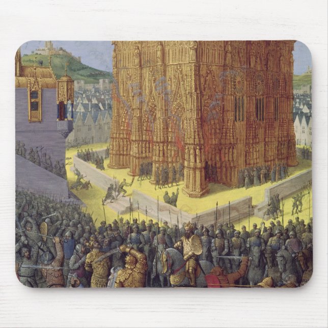 Mousepad O cerco de Jerusalem por Nebuchadnezzar (Frente)