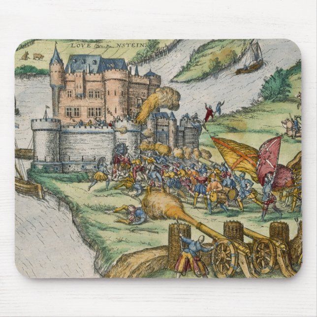 Mousepad O cerco de Louvain e o heroísmo de Harman Reu (Frente)