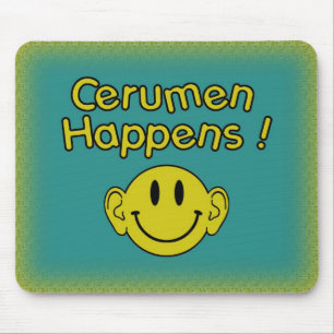 Mousepad O Cerumen acontece