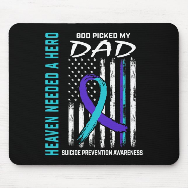 Mousepad O céu precisava de um herói Deus escolheu o suicíd (Frente)