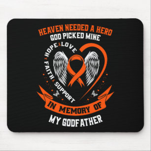 Mousepad O Céu Precisava de um Herói Deus Pegou Meu Padrinh