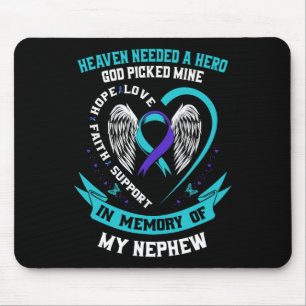 Mousepad O Céu Precisava de um Herói Deus Pegou Meu Suicídi