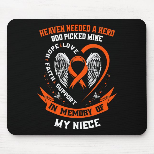 Mousepad O Céu Precisava de um Herói Deus Pegou Minha sobri (Frente)