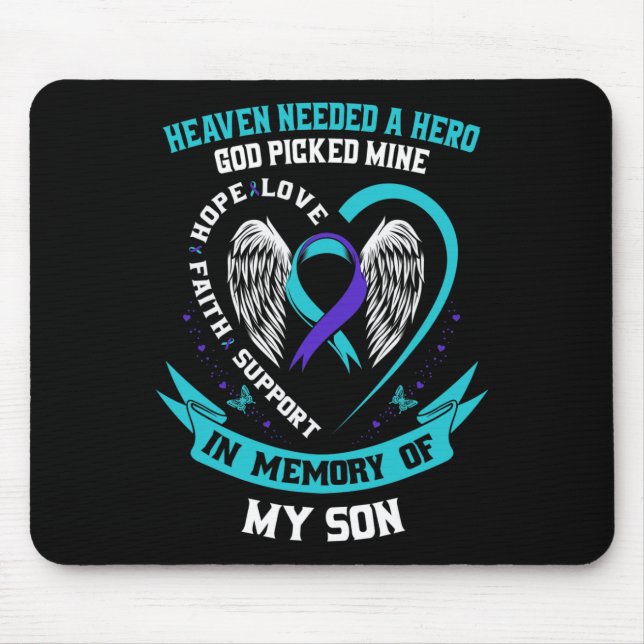 Mousepad O Céu Precisava De Um Herói Que Deus Pegou O Meu F (Frente)