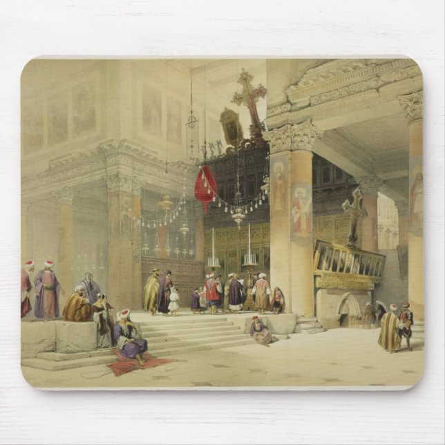 Mousepad O Chancel da igreja de St Helena, chapeia 87 de (Frente)