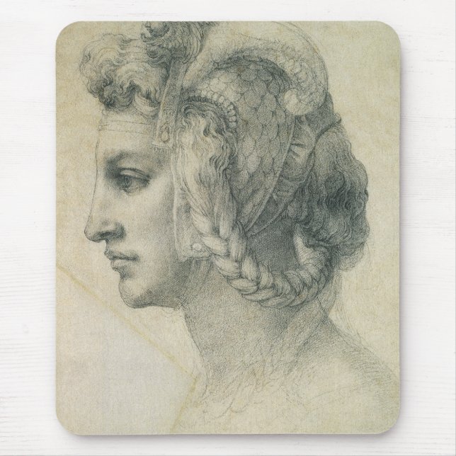 Mousepad O Chefe Ideal de uma Mulher de Michelangelo (Frente)