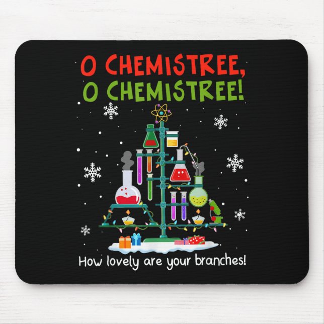 Mousepad O Chemistree How Lovely Are Your Branches Teacher  (Frente)