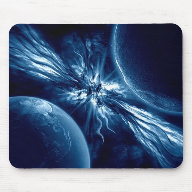 Mousepad O choque dos plan�tes (Frente)