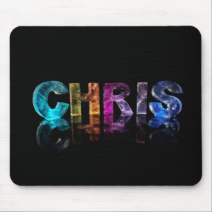 Mousepad O Chris conhecido nas luzes 3D