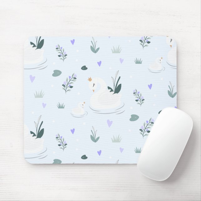 Mousepad O Cisne Coroado (Com mouse)