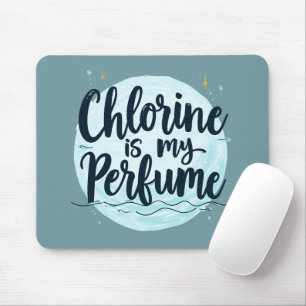 Mousepad O Cloro É A Minha Citação De Nadação Engraçada.